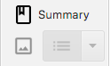 Screen image of Summary Section